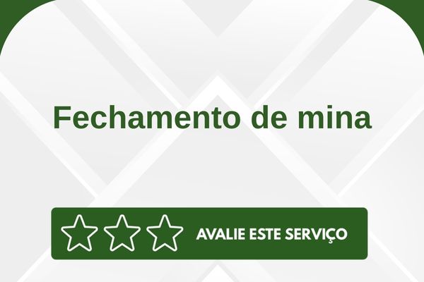 Fechamento de Mina